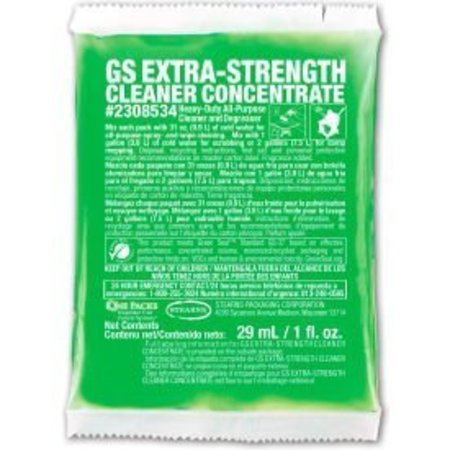 STEARNS PACKAGING Stearns GS Extra-Strength Cleaner Concentrate - 1 oz Packs, 144 Packs/Case - 2308534 2308534
